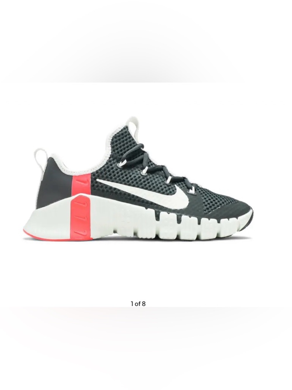 The Nike Free Metcon 3 ‘Dark Grey Crimson’ men size 7
